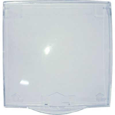 TAPA TRANSPARENTE PULSADOR S-QUAD